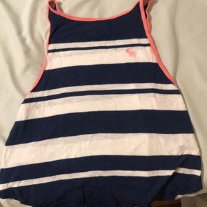 Abercrombie striped tank top